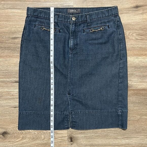 GEORGE Me Jean Skirt - Picture 3 of 6